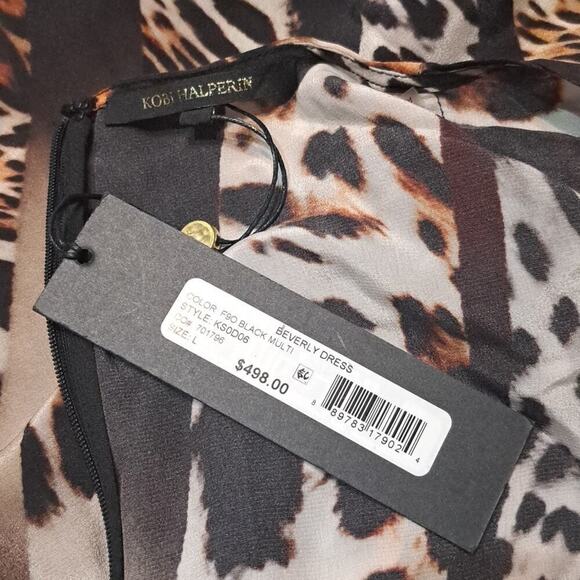 NWT KOBI HALPERIN 100% silk long large dress, $498.00 - Picture 5 of 8